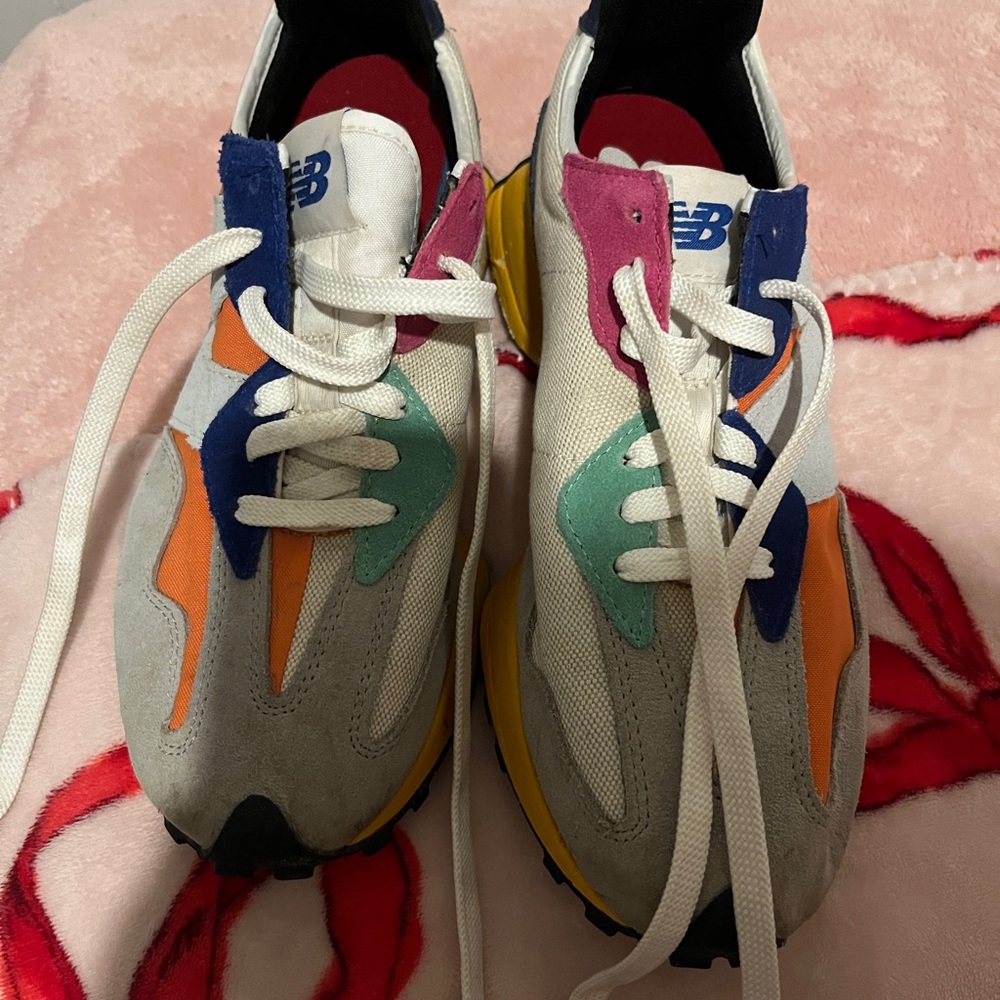 New Balance Multicolor Sneakers with White Laces